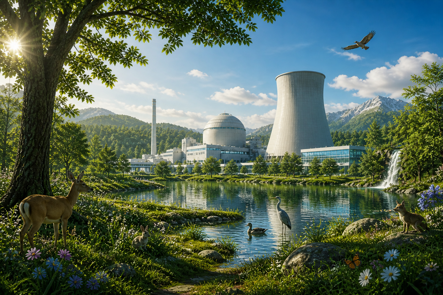 Clean nuclear power lifecycle comparison